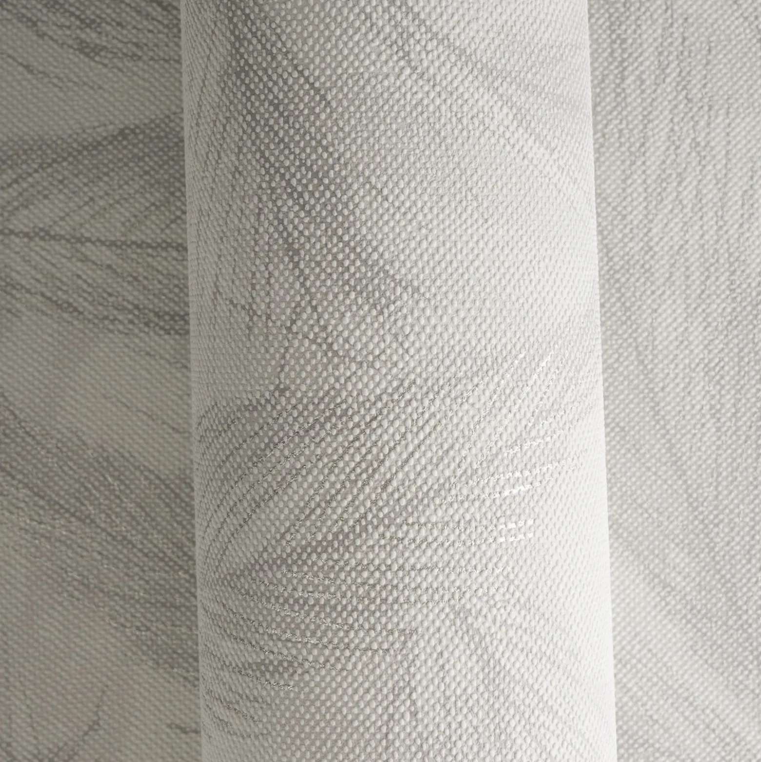 Vliestapete Blätter Grau Silber Metallic 79096-4