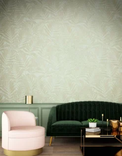 Vliestapete 34003 Blätter Grün Beige Marburg
