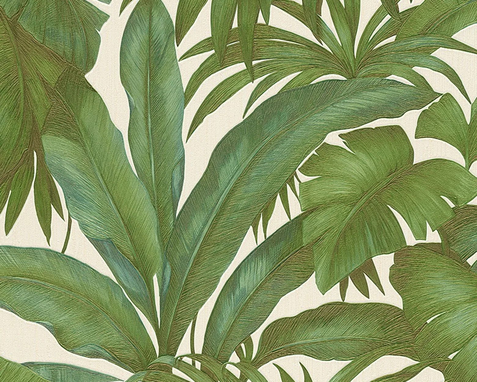 Vliestapete Blätter grün creme Versace 96240-5