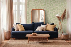 Vliestapete Blätter Palmen Beige Grün 79163-2