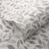Vliestapete Blätter Ranken Weiß Braun Beige 10462-11
