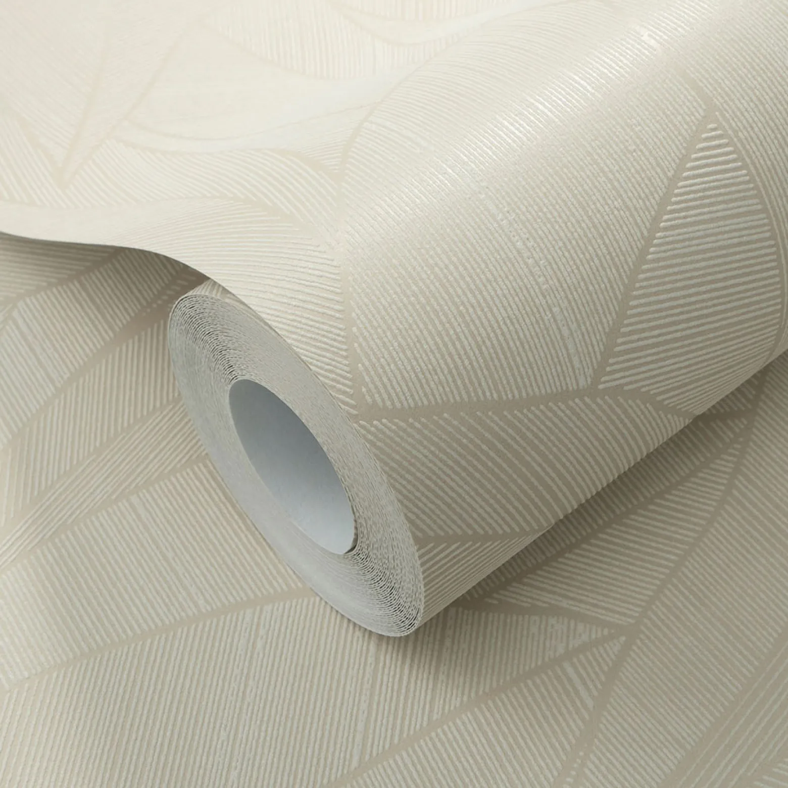 Vliestapete Blätter Struktur Creme Beige Metallic 10530-02