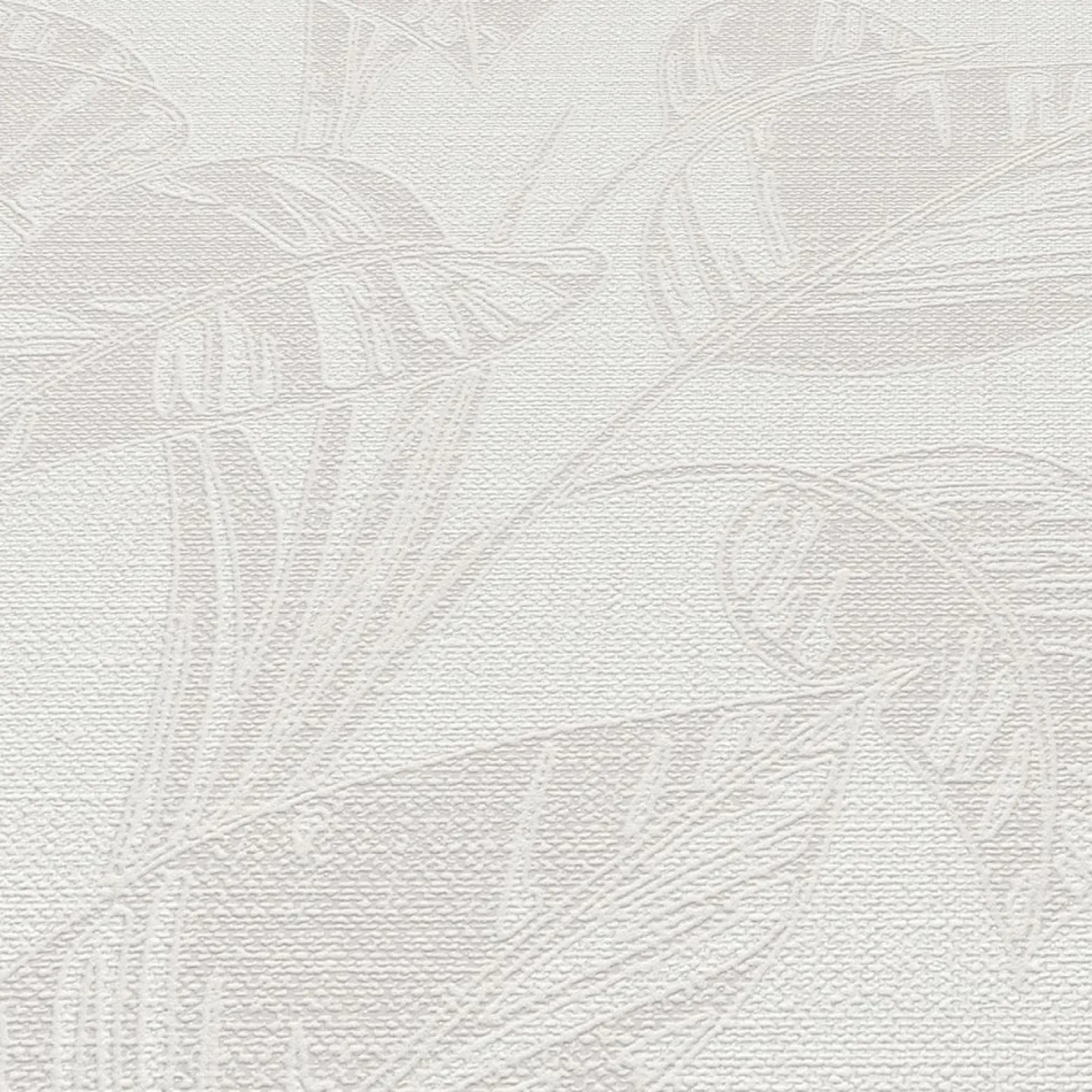 Vliestapete Blätter Struktur Creme Grau 10459-14