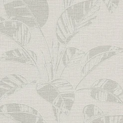 Vliestapete Blätter Struktur Beige Grau 10459-02