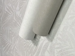 Vliestapete 34002 Blätter Weiß Perlbeige Marburg