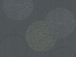 Vliestapete Blumen AS Creation Spot grau taupe 93791-1