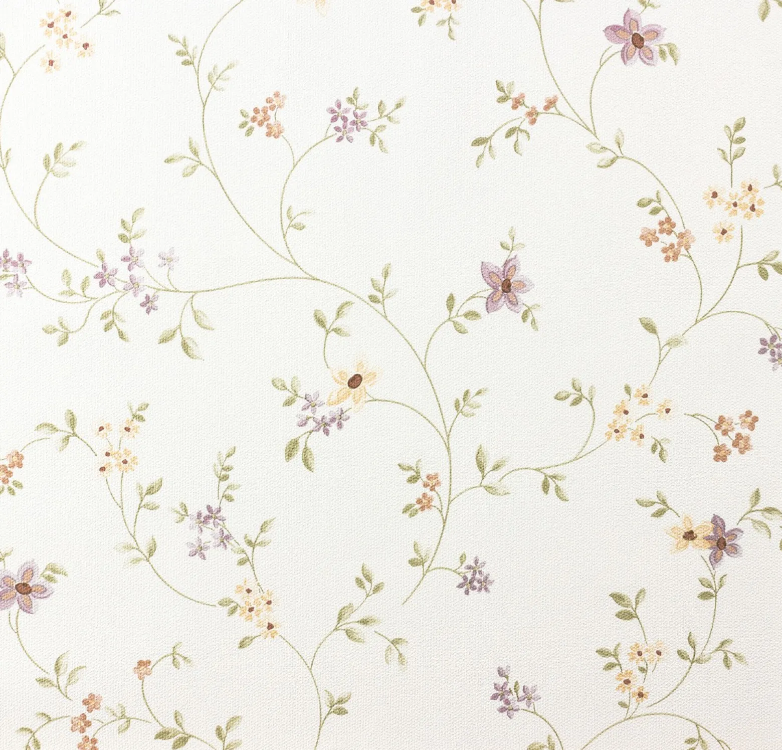 Vliestapete Blumen Floral Creme Grün Rosa Gelb 93770-1