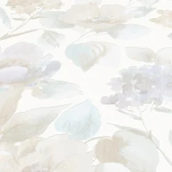 Vliestapete Blumen Floral creme beige violet 10250-09