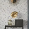 Vliestapete Blumen Floral Weiß Blau Grau 39071-3
