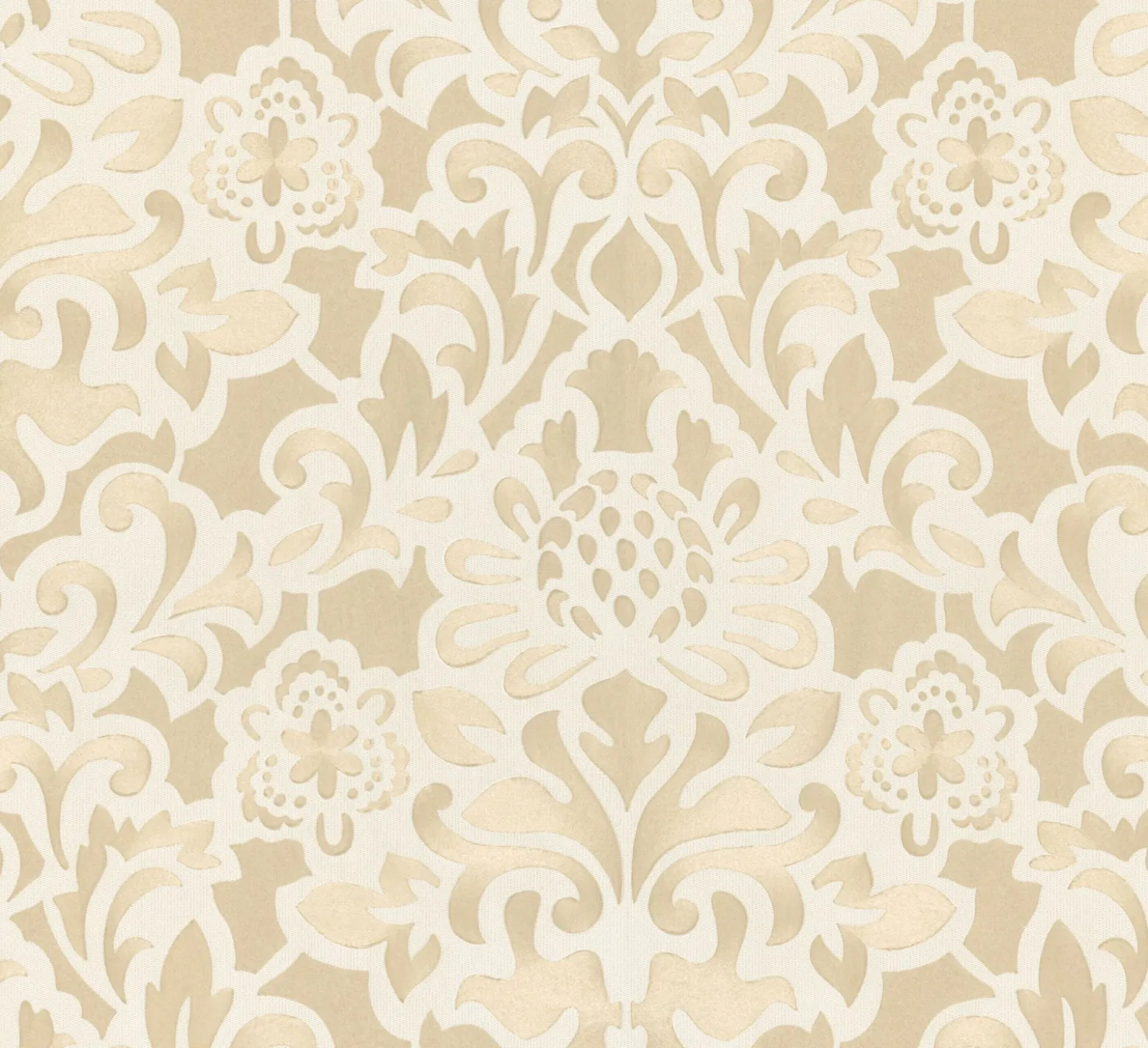 Vliestapete Blumen gold Opulence Marburg 56004