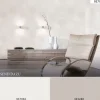 Vliestapete Blumen Kreis Spot weißgrau 93792-2