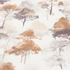 Vliestapete Bäume Wald Creme Beige Braun 10557-11
