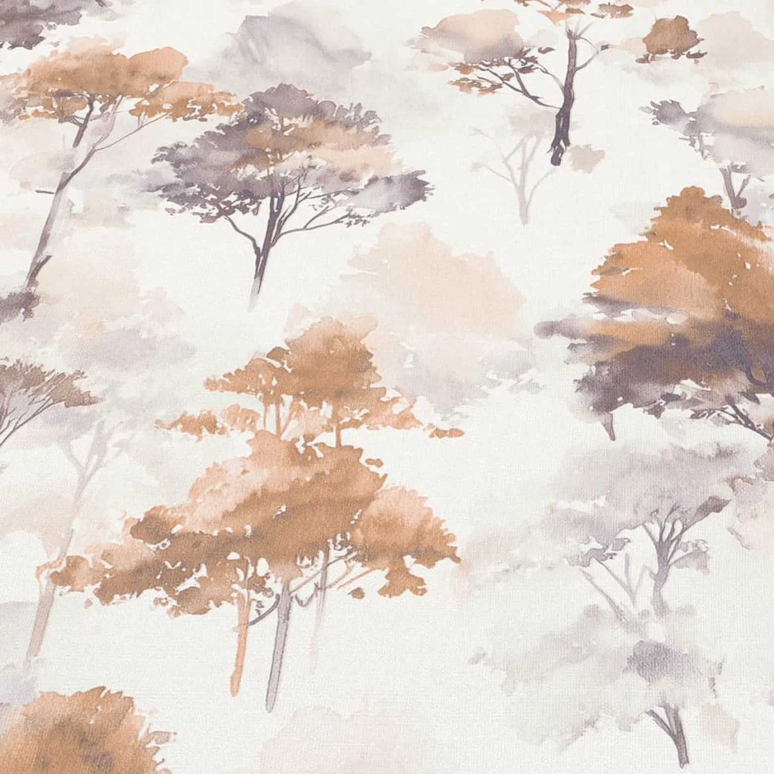 Vliestapete Bäume Wald Creme Beige Braun 10557-11