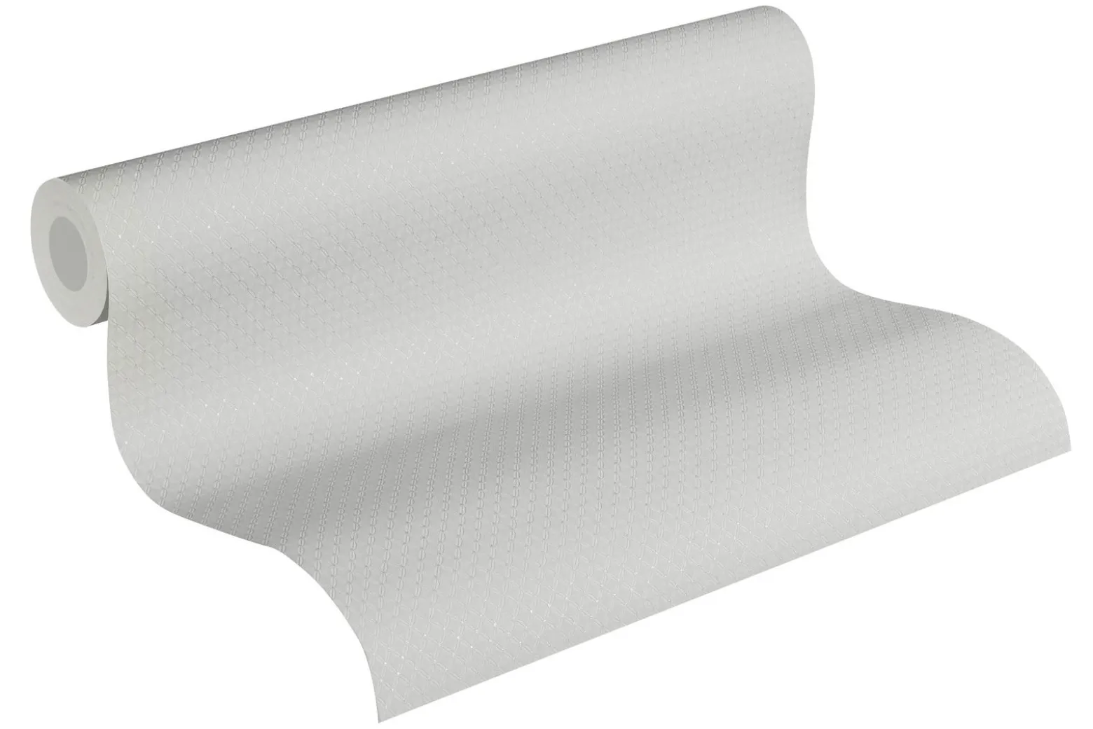 Vliestapete Chesterfield grau silber Glitzer 36897-3