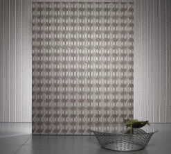 Vliestapete Colani Legend Welle grau silber Glanz 59804