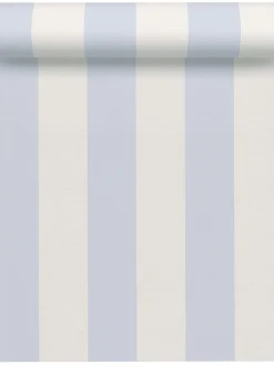 Vliestapete creme blau Streifen AS Creation 3140-24