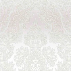 Vliestapete Damast-Design grau silber 38708-4