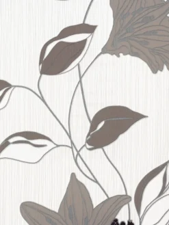 Vliestapete Daniel Hechter Blumen braun 9128-31