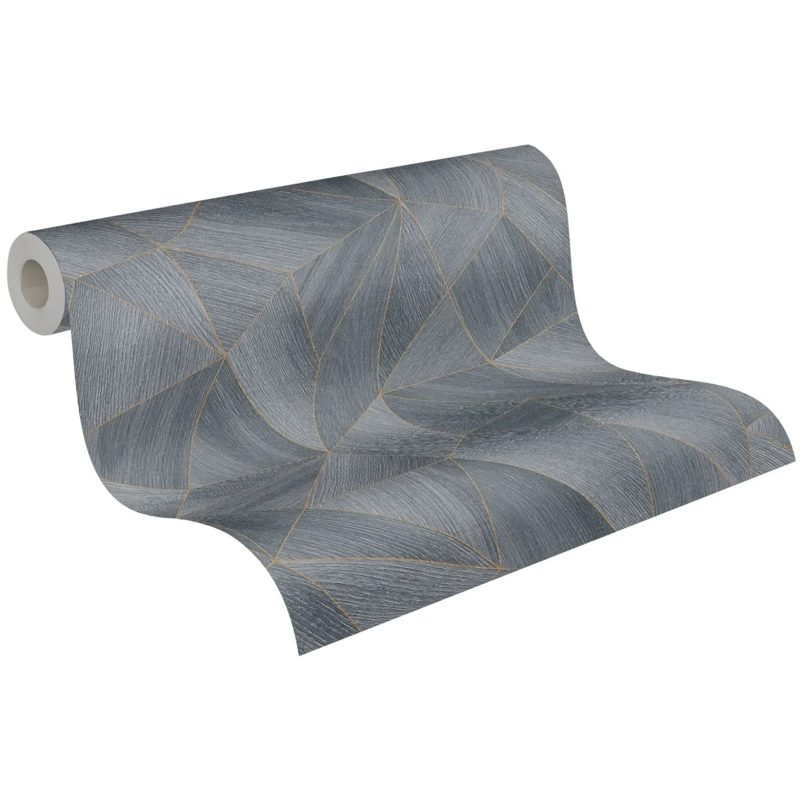 Vliestapete Daniel Hechter 3D Polygon anthrazit 36133-3