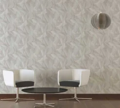 Vliestapete Daniel Hechter 3D Polygon taupe 36133-2