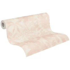 Vliestapete Daniel Hechter Floral Blätter Orange Creme