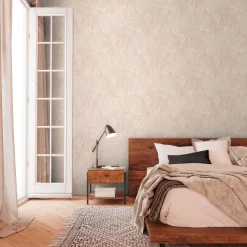 Vliestapete Daniel Hechter Floral Blätter Orange Creme