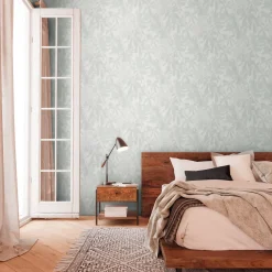 Vliestapete Daniel Hechter Floral Blätter Grün Creme