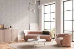 Vliestapete Daniel Hechter Grafisch Beige Silber Metallic
