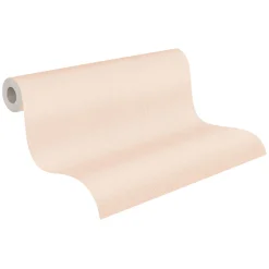 Vliestapete Daniel Hechter Uni Textil Optik Apricot