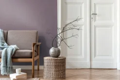 Vliestapete Daniel Hechter Uni Textil Optik Lila