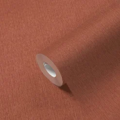 Vliestapete Daniel Hechter Uni Textil Optik Rot Orange