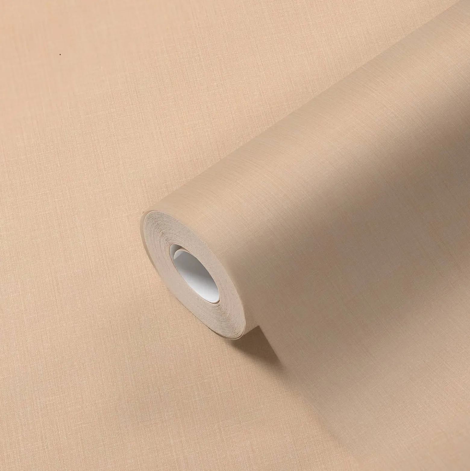 Vliestapete Daniel Hechter Uni Textil Optik Orange Creme