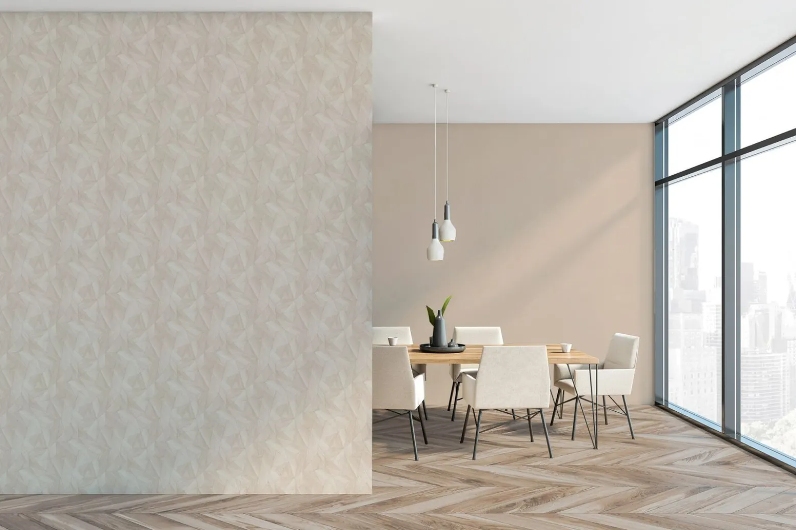Vliestapete Daniel Hechter Uni Textil Optik Beige