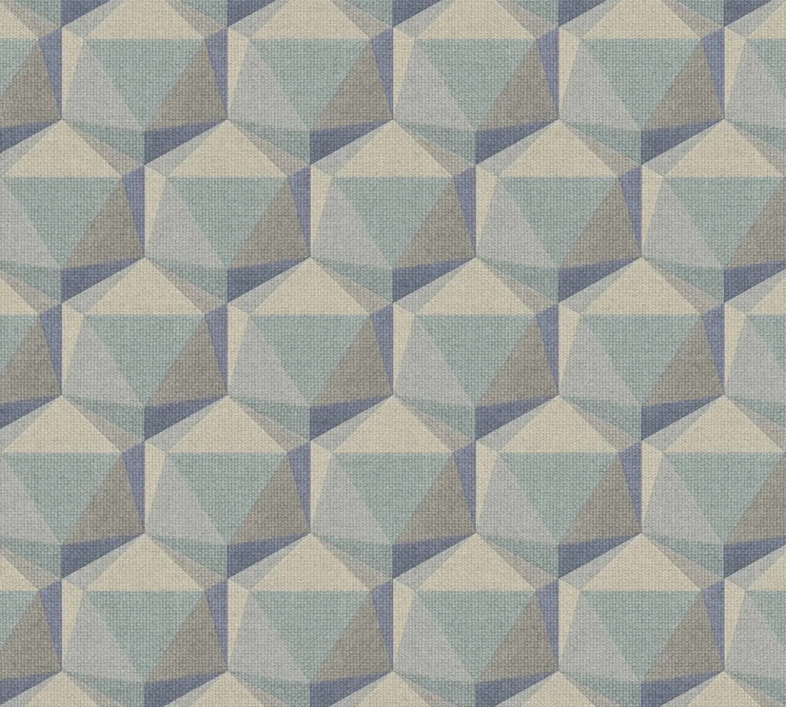 Vliestapete 3D Grafik Blau Beige Nara 38748-4 AS Creation