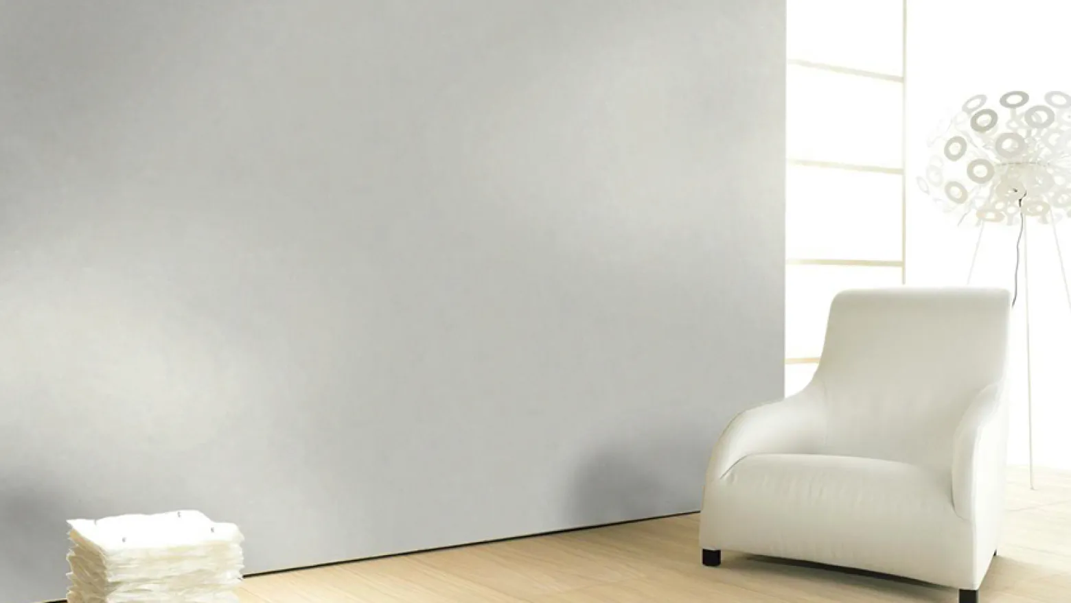 Vliestapete Dieter Langer Putz Struktur creme-grau 58839