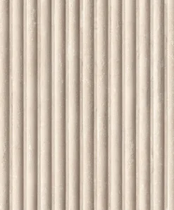 Vliestapete 3D-Optik Streifen Beige Grau 81697
