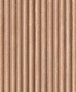 Vliestapete 3D-Optik Streifen Muster Braun Beige 81698