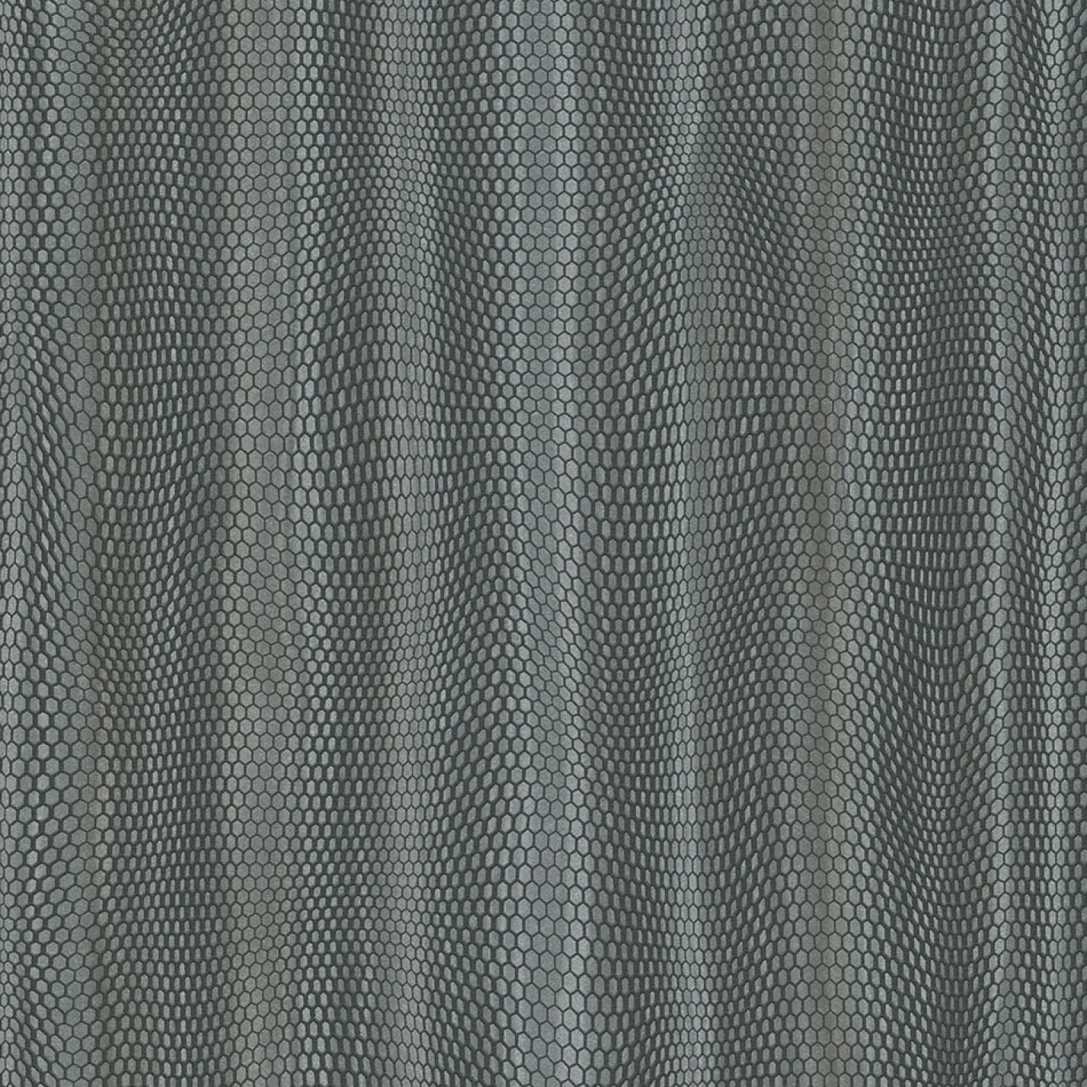 Vliestapete 3D-Optik Waben Silber Metallic 10386-15
