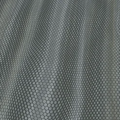Vliestapete 3D-Optik Waben Silber Metallic 10386-15