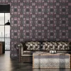 Vliestapete Dreiecke 3D pink schwarz grau 38692-1