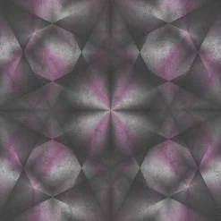 Vliestapete Dreiecke 3D pink schwarz grau 38692-1
