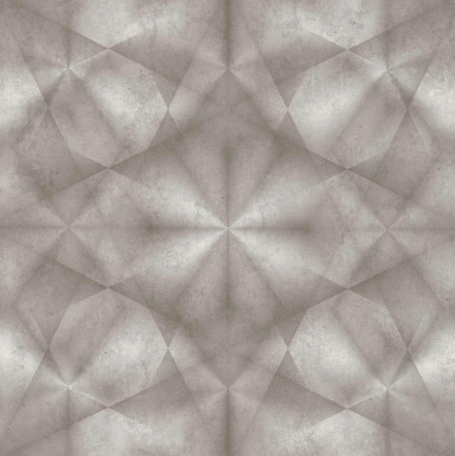 Vliestapete Dreiecke 3D taupe 38692-3
