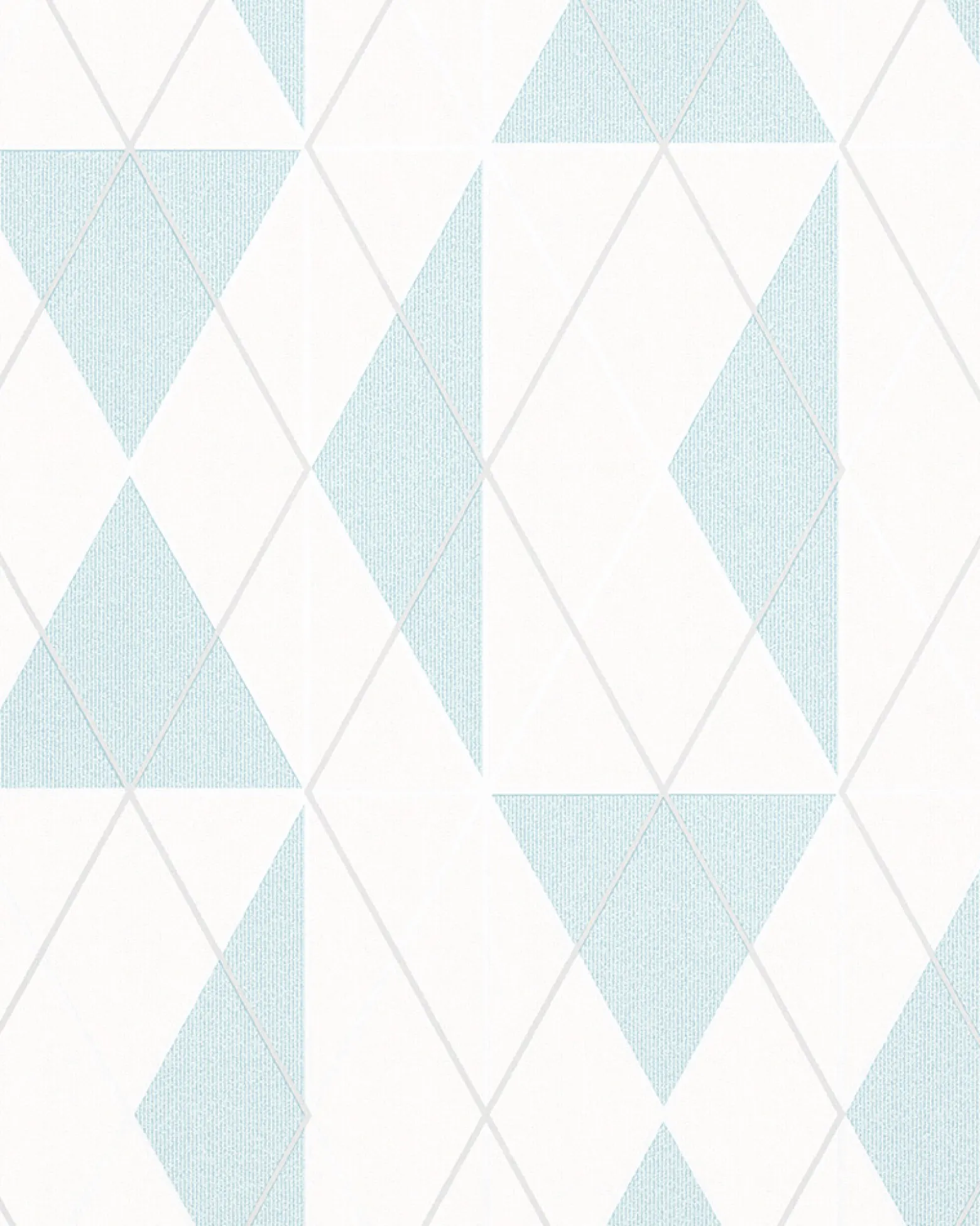 Vliestapete Dreiecke Grafik weiß blau Glanz 6737-80