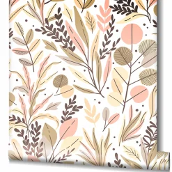 Vliestapete Dschungel Abstrakt Weiß Beige Marburg 47409