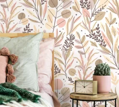 Vliestapete Dschungel Abstrakt Weiß Beige Marburg 47409