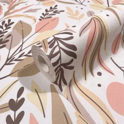 Vliestapete Dschungel Abstrakt Weiß Beige Marburg 47409