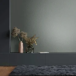 Vliestapete Einfarbig Betonoptik Grün Grau 35543