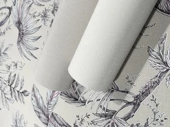 Vliestapete Einfarbig Struktur Textil Optik Weiß 82345