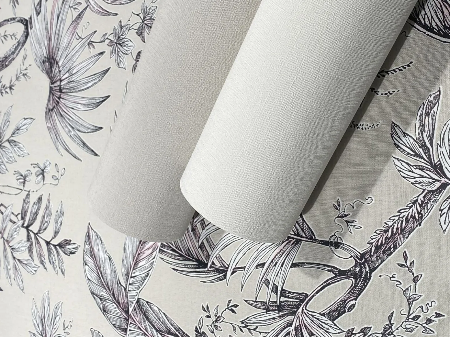 Vliestapete Einfarbig Struktur Textil Optik Weiß 82345