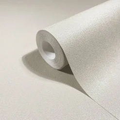 Vliestapete Einfarbig Struktur Modern Cremeweiß 82530